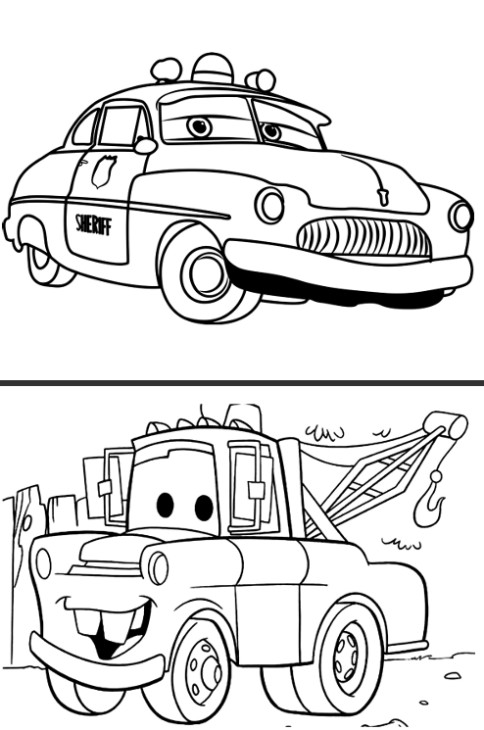 Disney Cars McQueen Coloring Pages for Boys - Printable PDF Disney Cars McQueen Coloring Pages for Boys - Printable PDF