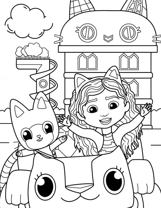 Gabby’s Dollhouse Dibujos Para Colorear - Imprimir PDF Gabby’s Dollhouse Dibujos Para Colorear - Imprimir PDF