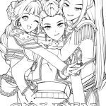 KPop Demon Hunters Coloring Pages for Kids - Printable PDF