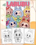 Labubu Dibujos Para Colorear Para Ninõs - Imprimir PDF