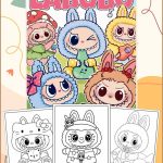 Labubu Coloring Pages - Printable PDF