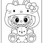 Labubu Dibujos Para Colorear Para Ninõs - Imprimir PDF