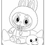 Labubu Dibujos Para Colorear Para Ninõs - Imprimir PDF