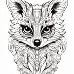 Mandala Lemurs Coloring Pages for Adults - Printable PDF