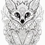 Mandala Lemurs Coloring Pages for Adults - Printable PDF
