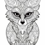 Mandala Lemurs Coloring Pages for Adults - Printable PDF