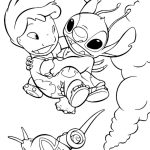 Lilo and Stitch Disney Coloring Pages for Kids - Printable PDF