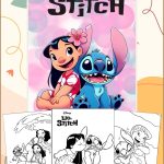 Lilo and Stitch Disney Coloring Pages for Kids - Printable PDF