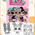 Lol Doll Coloring Pages for Girls - Printable PDF