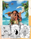 Moana Disney Coloring Pages - Printable PDF