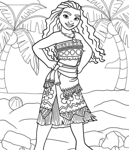 Moana 40 Desenhos Disney Para Colorir - Imprimir PDF