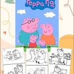 Peppa Pig Coloring Pages for Kids - Printable PDF