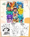 Pokémon Coloring Pages - Printable PDF