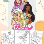 Barbie Coloring Pages for Girls - Printable PDF