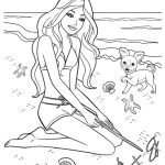 Barbie Coloring Pages for Girls - Printable PDF