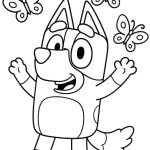 22 Bluey Coloring Pages for Kids - Printable PDF