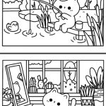 30 Cat Kawaii Cozy Coloring Pages for Kids - Printable PDF