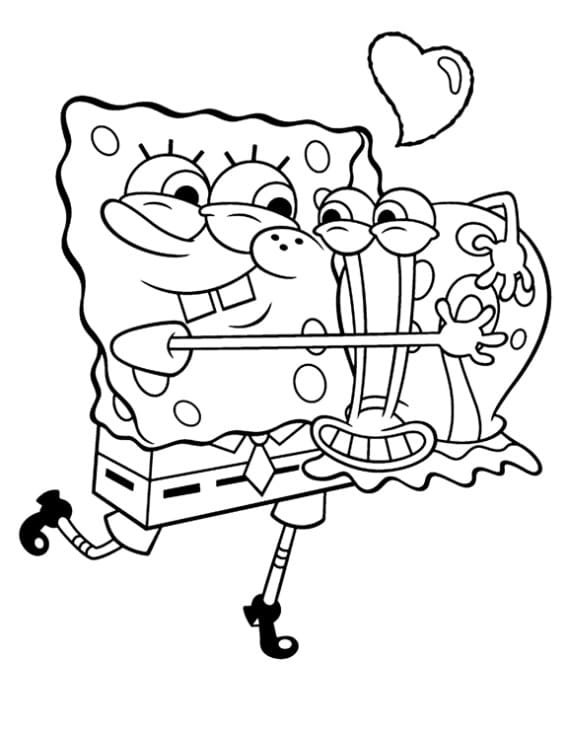 Desenhos Bob Esponja Para Colorir - Imprimir PDF