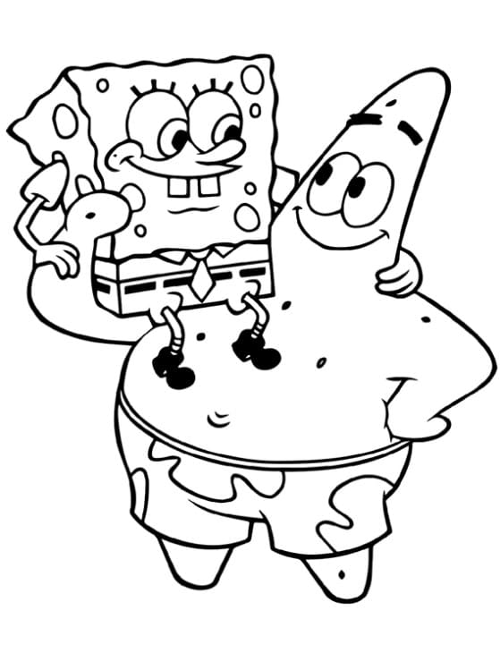 Desenhos Bob Esponja Para Colorir - Imprimir PDF