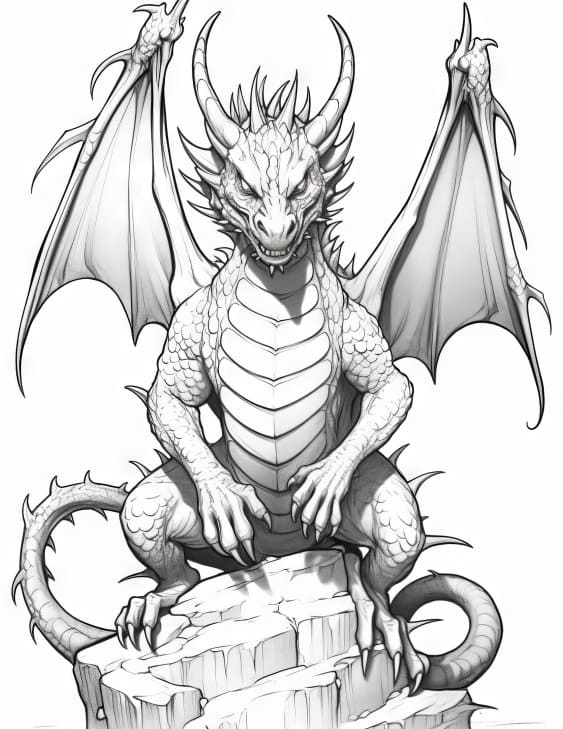dragons-adult-coloring-pages-printable-4