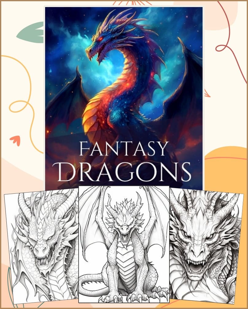 dragons-adult-coloring-pages-printable