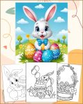 Easter Coloring Pages for Kids - Printable PDF