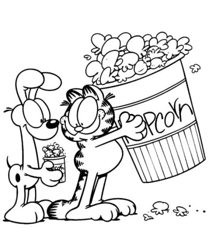 45 Garfield Coloring Pages for Kids - Printable PDF