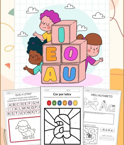 Printable Activities for Early Childhood Education - PT BR
