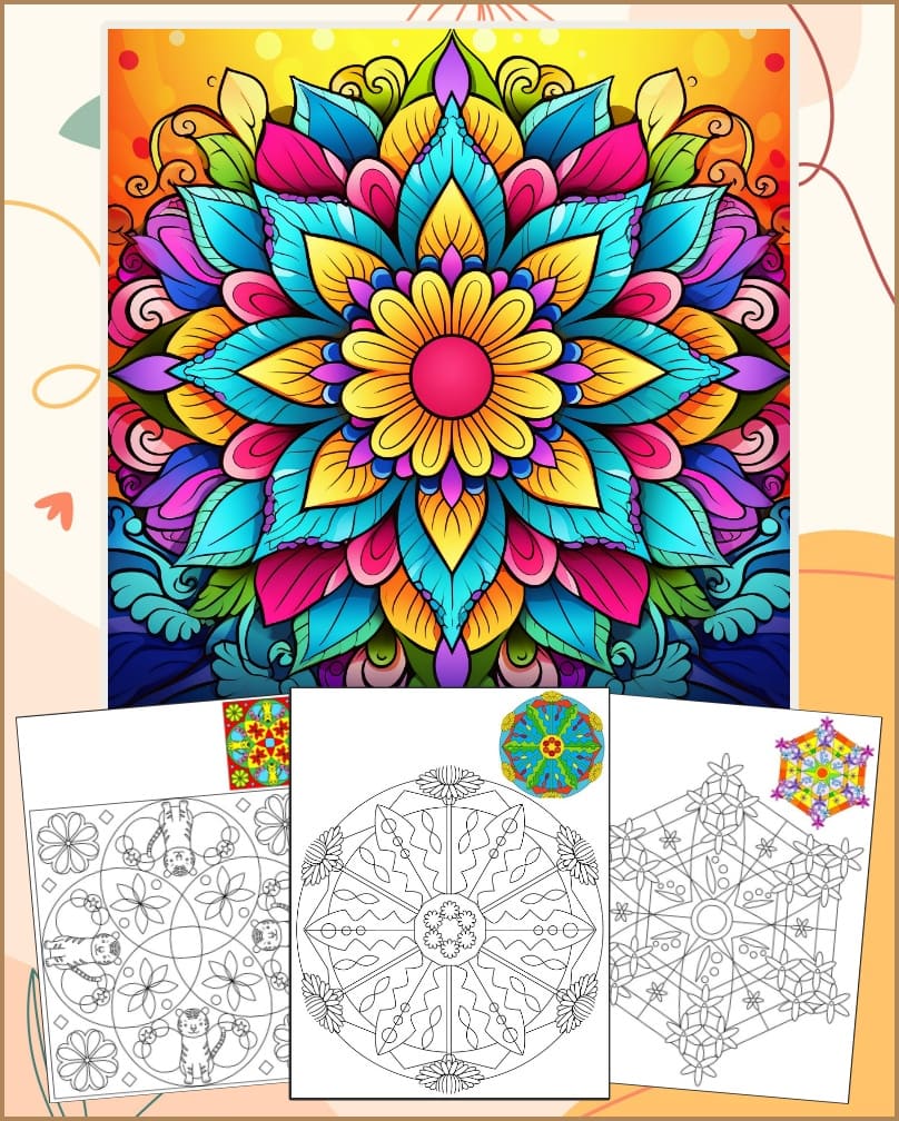 Mandala Printable Coloring Pages for Adults Mandala Printable Coloring Pages for Adults