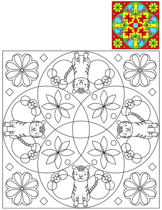 Mandala Printable Coloring Pages for Adults Mandala Printable Coloring Pages for Adults