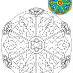 Mandala Printable Coloring Pages for Adults