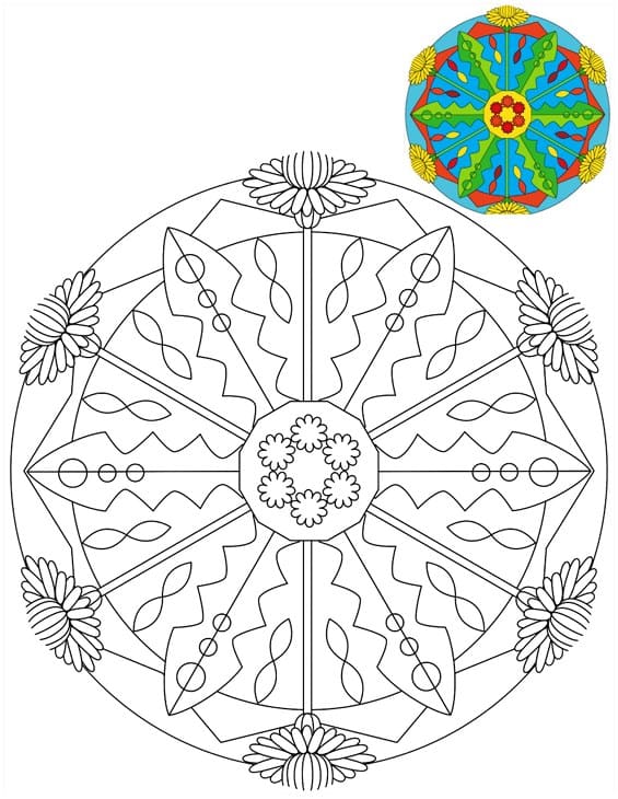 Mandala Printable Coloring Pages for Adults Mandala Printable Coloring Pages for Adults
