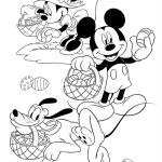Minnie and Mickey Mouse Coloring Pages for Kids Printable PDF