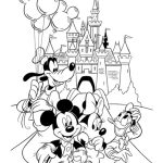 Minnie and Mickey Mouse Coloring Pages for Kids Printable PDF