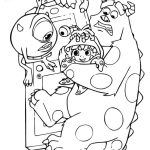 Monsters Inc Coloring Pages for Kids - Printable PDF