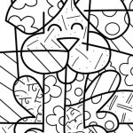Romero Britto Coloring Pages for Kids - Printable PDF