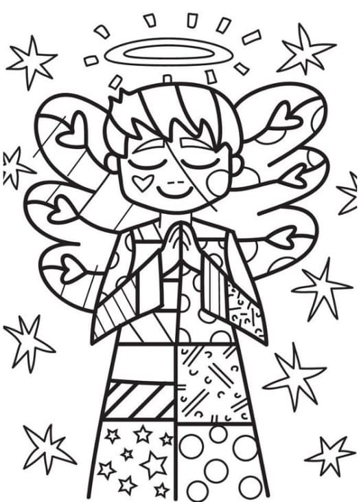 Romero Britto Coloring Pages for Kids - Printable PDF Romero Britto Coloring Pages for Kids - Printable PDF