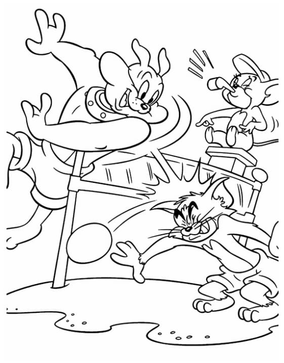 Tom e Jerry Coloring Pages for Kids Printable PDF Tom e Jerry Coloring Pages for Kids Printable PDF