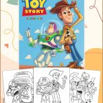 Toy Story Disney Coloring Pages for Kids Printable PDF