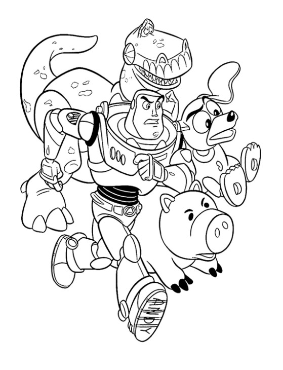 Toy Story Disney Coloring Pages for Kids Printable PDF Toy Story Disney Coloring Pages for Kids Printable PDF