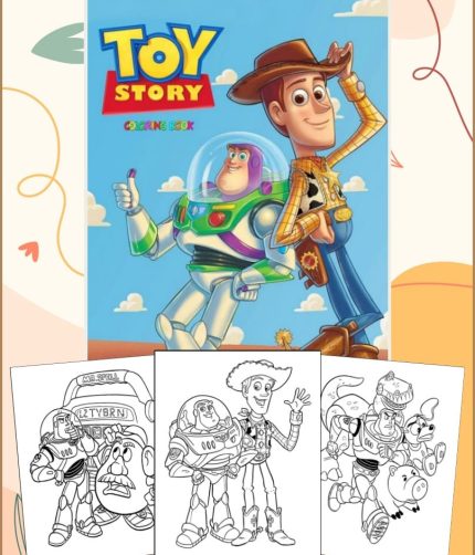 Toy Story Disney Coloring Pages for Kids Printable PDF