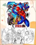 Spider-Man Coloring Page for Kids - Printable PDF