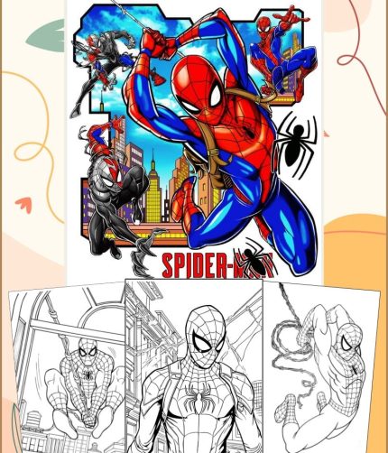 Spider-Man Coloring Page for Kids - Printable PDF